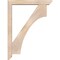 Ekena Millwork Westlake Slat Smooth Bracket w/ Offset Brace, Douglas Fir, 5 1/2"W x 36"D x 48"H BKT0604X36X48WTL06SDF - alternate 2